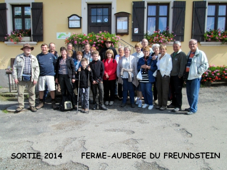 sortie 2014 FERME-AUBERGE DU FREUNDSTEIN